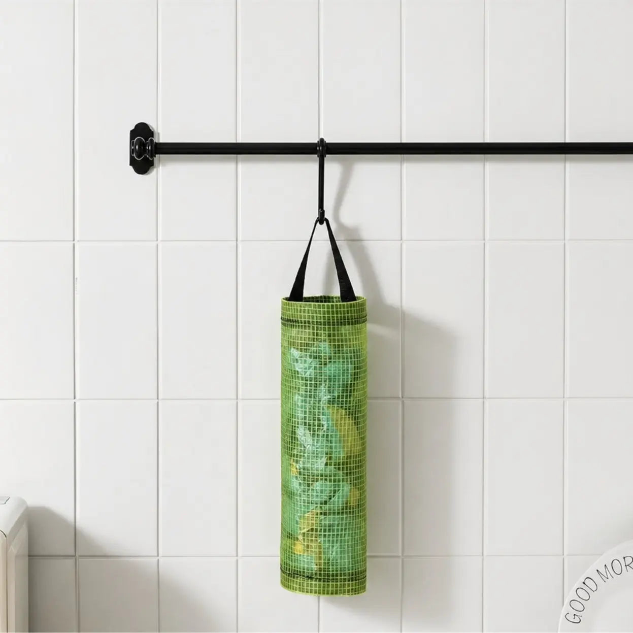 Plastic Bag Storage Organizer for Kitchen β Holds Grocery Bags, Shoe Covers, Trash Bags, Wall Mount with Hooks Included, Mixed Color 3 Pack