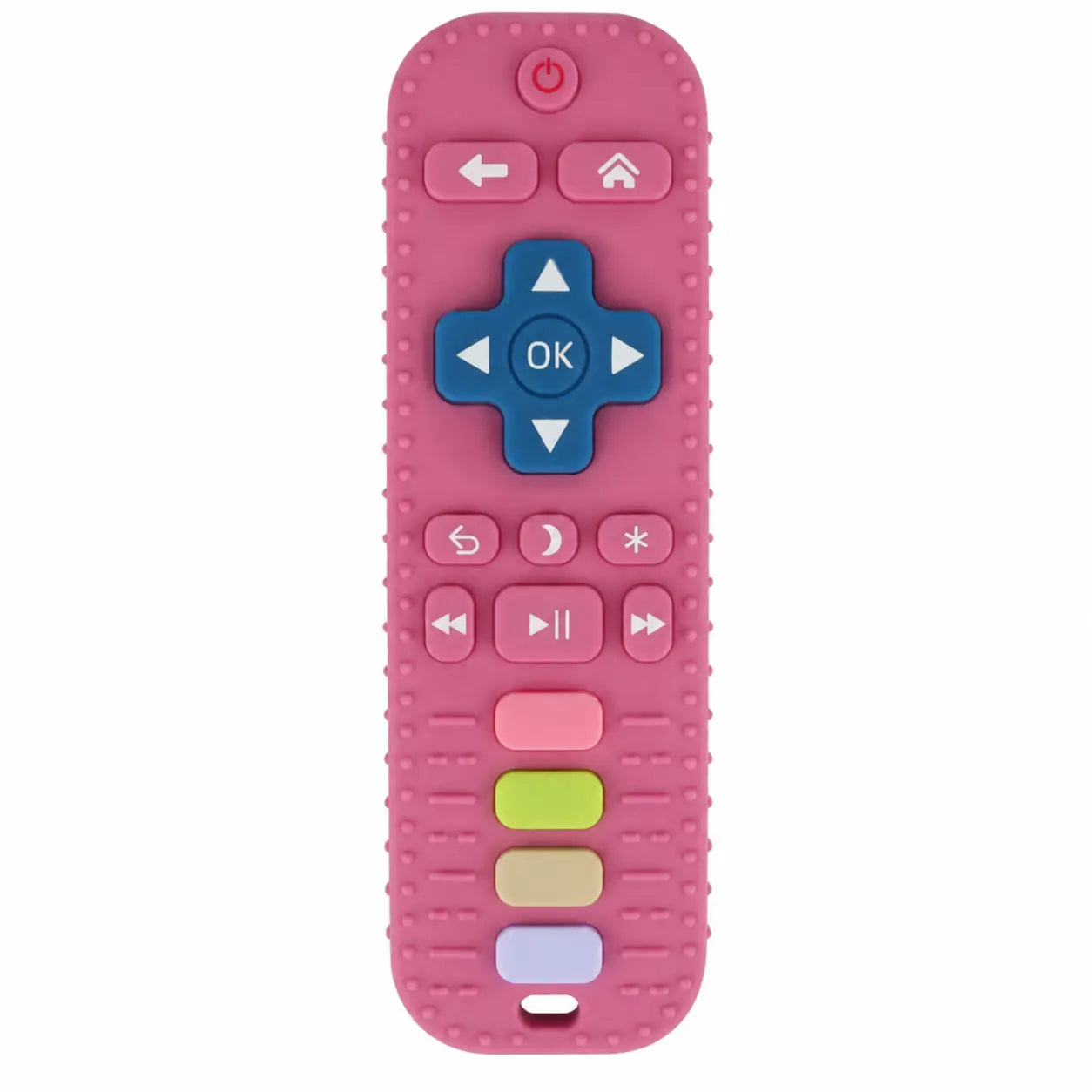 Silicone Remote Control Teether for Babies 3+ Months - Bpa-Free Soft Chew Toy, Montessori Sensory Toy for Teething Relief, Baby Daily Essential