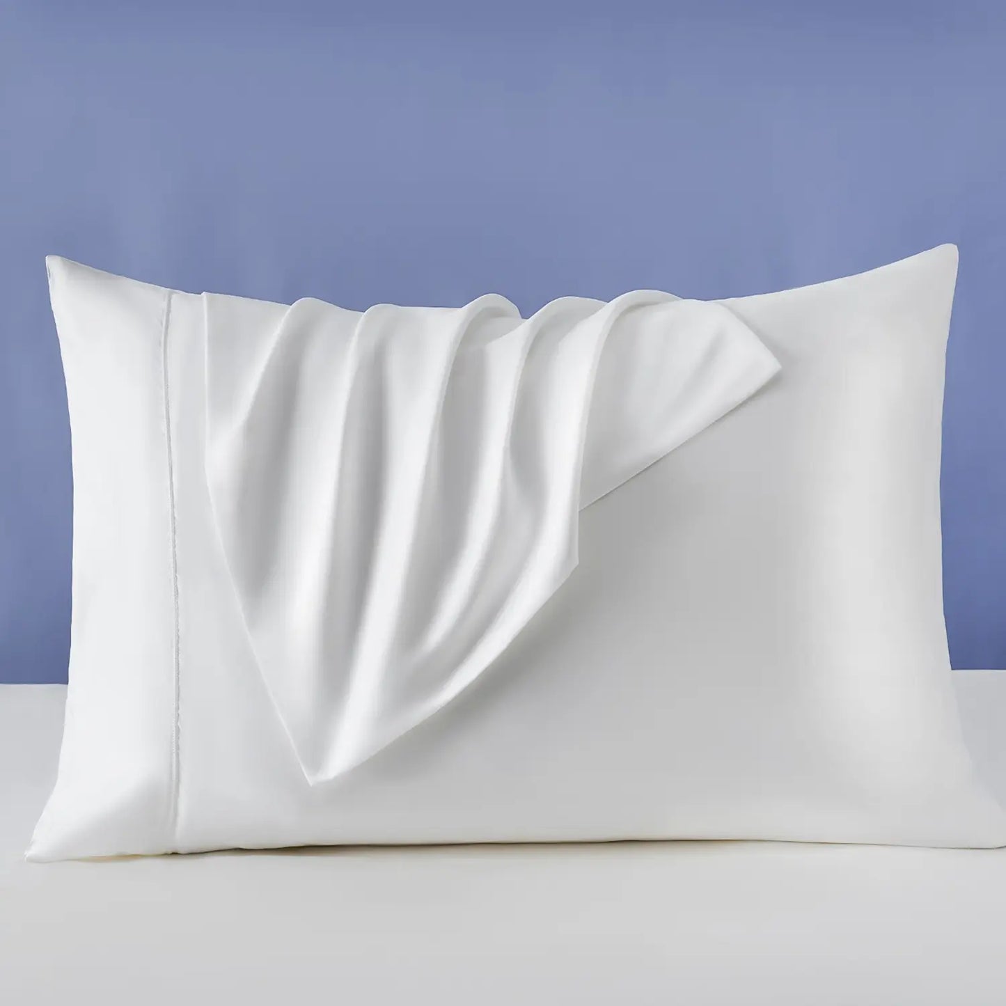 Clearance Silky Cooling Satin Pillowcase Set of 2 King (20×36") – Beauty Sleep Pillow Covers （No Insert) for Hair Care & Skin Care, Anti-Frizz, Soft Luxury Bedding, Self-Care Must Have for Women & Men，Father'S Day Gift