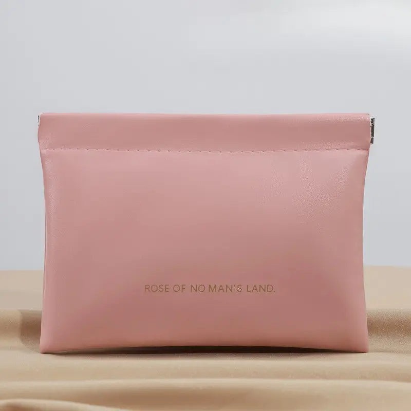 Data Cable Organizer Bag, Lipstick Cosmetics Sorting Pouch, Glasses Case, Auto-Close Portable Charger Storage Bag, Zipper Organizer, PU Storage Bag