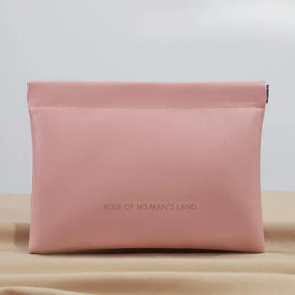 Data Cable Organizer Bag, Lipstick Cosmetics Sorting Pouch, Glasses Case, Auto-Close Portable Charger Storage Bag, Zipper Organizer, PU Storage Bag