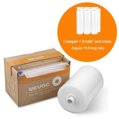 Wevac Food Vacuum Bag Roll with Cutter Box – 3 Mil