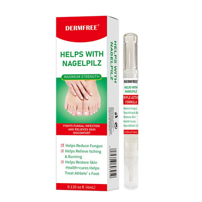 DERMFREE Antifungal Pen - Antifungal Solution for Toenail or Fingernail, Nail Care - Nail Repair Remove Fungal Problem