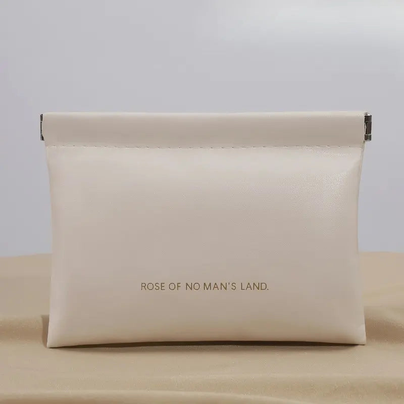Data Cable Organizer Bag, Lipstick Cosmetics Sorting Pouch, Glasses Case, Auto-Close Portable Charger Storage Bag, Zipper Organizer, PU Storage Bag