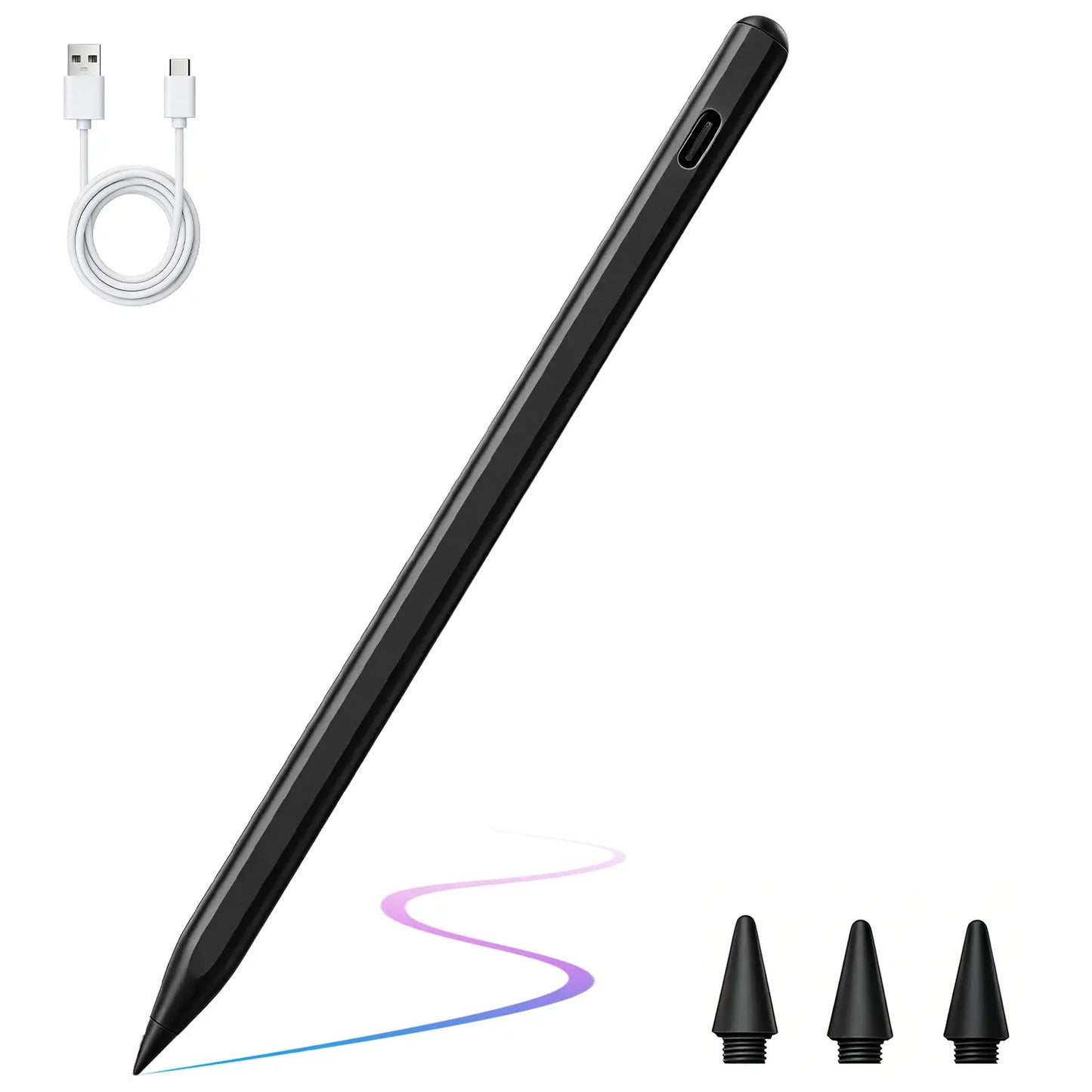 Pencil for Apple Ipad A16 10Th, Fast Charge Stylus Pen for 2026-2018 Ipad A16/11-6Th, Air 11"/13" M4/M3/M2/5Th-3Rd, Pro 13/11/M4/12.9, Mini A17 Pro/6/5Th Palm Rejection Tilt Sensitivity Dealsforyoudays