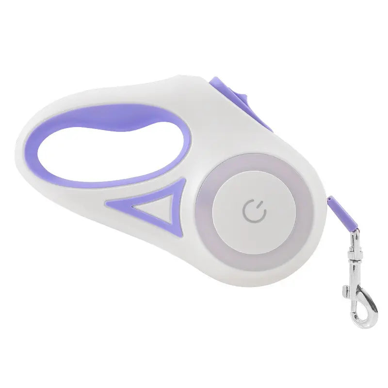 Pawzseekled Retractable Dog Leash - Easy Extension, Built-In Lighting for Enhanced Night Safety and Improved Visibility