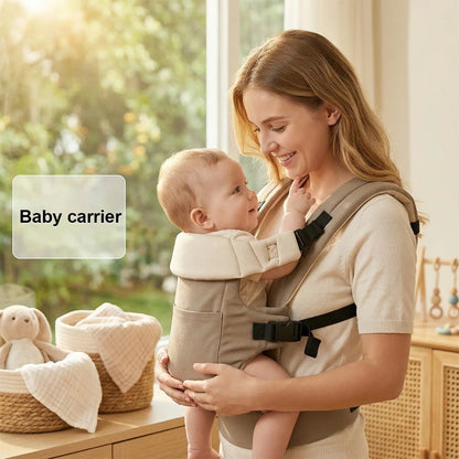 Multifunctional Baby Carrier Front and Back Use, Adjustable Kangaroo Style Backpack for Infants, Hands-Free Baby Sling for Travel, Newborn Sling Carriers