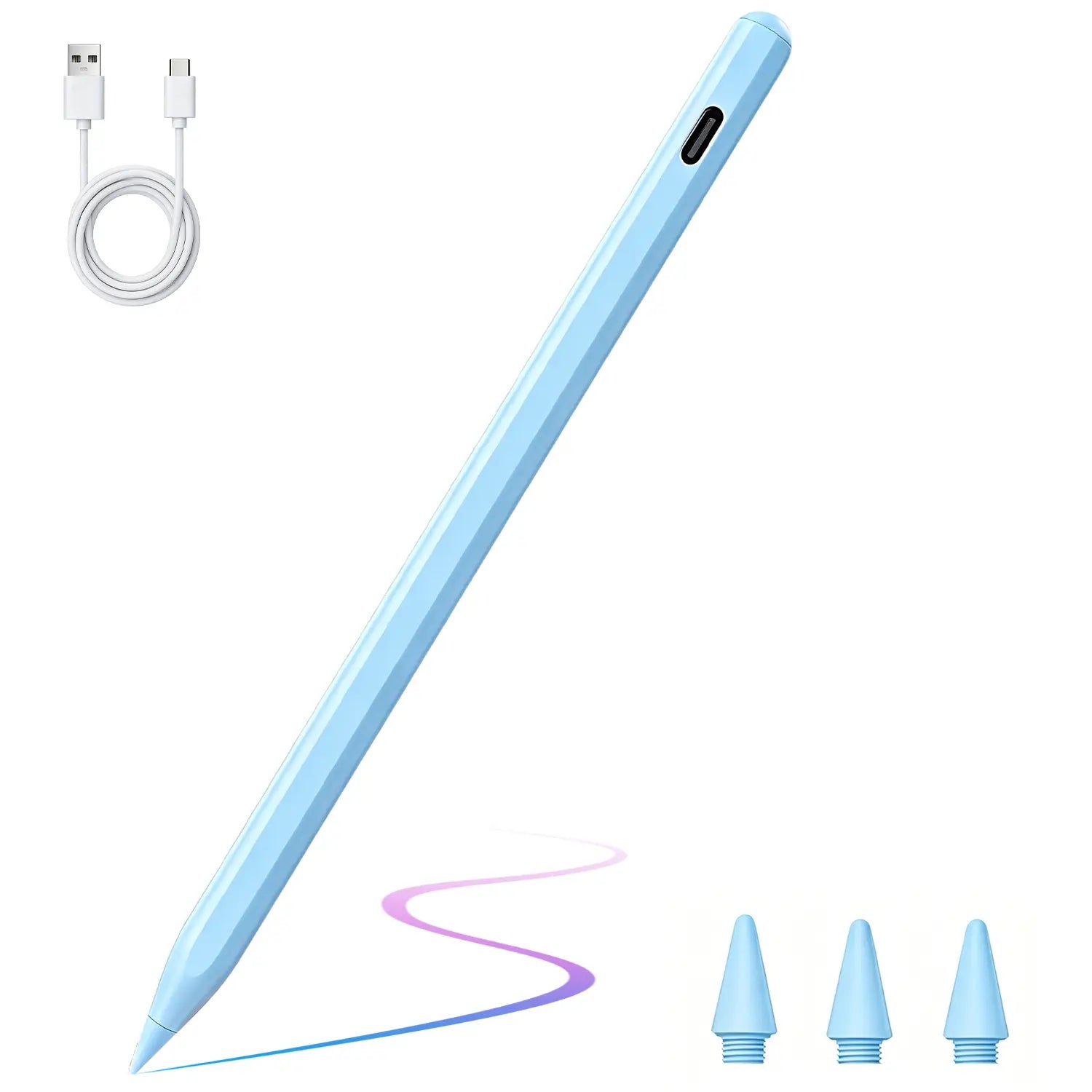 Pencil for Apple Ipad A16 10Th, Fast Charge Stylus Pen for 2026-2018 Ipad A16/11-6Th, Air 11"/13" M4/M3/M2/5Th-3Rd, Pro 13/11/M4/12.9, Mini A17 Pro/6/5Th Palm Rejection Tilt Sensitivity Dealsforyoudays