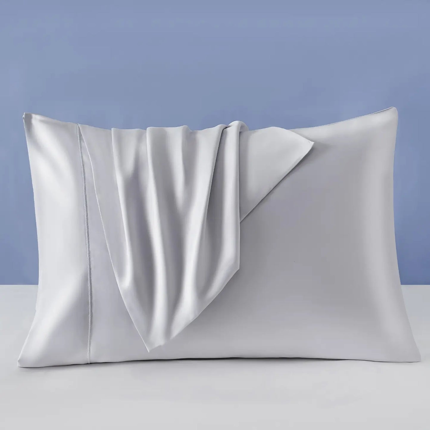 Clearance Silky Cooling Satin Pillowcase Set of 2 King (20×36") – Beauty Sleep Pillow Covers （No Insert) for Hair Care & Skin Care, Anti-Frizz, Soft Luxury Bedding, Self-Care Must Have for Women & Men，Father'S Day Gift