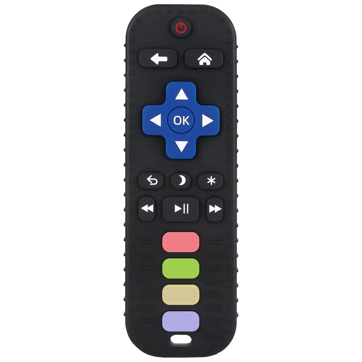 Silicone Remote Control Teether for Babies 3+ Months - Bpa-Free Soft Chew Toy, Montessori Sensory Toy for Teething Relief, Baby Daily Essential