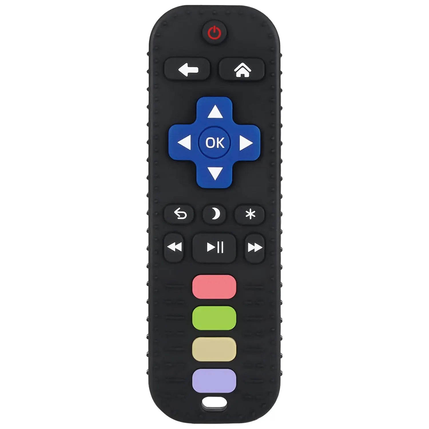 Silicone Remote Control Teether for Babies 3+ Months - Bpa-Free Soft Chew Toy, Montessori Sensory Toy for Teething Relief, Baby Daily Essential