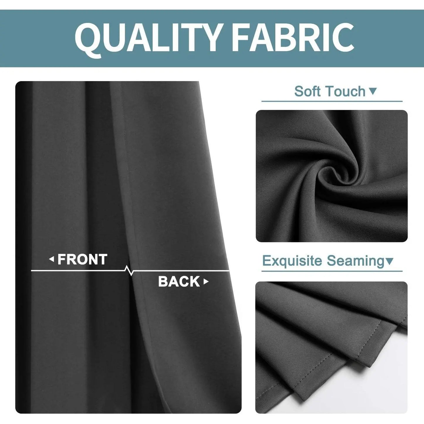 Blackout Door Curtains for Doorway Privacy, Grommet Closet Curtains for Bedroom Closet Door, Thermal Insulated Temporary Doorway Cover Room Divider Drapes (1 Panel, Dark Grey, 39 X 78 Inch) : Home & Kitchen