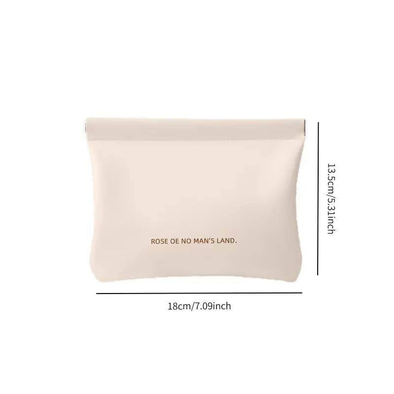Data Cable Organizer Bag, Lipstick Cosmetics Sorting Pouch, Glasses Case, Auto-Close Portable Charger Storage Bag, Zipper Organizer, PU Storage Bag