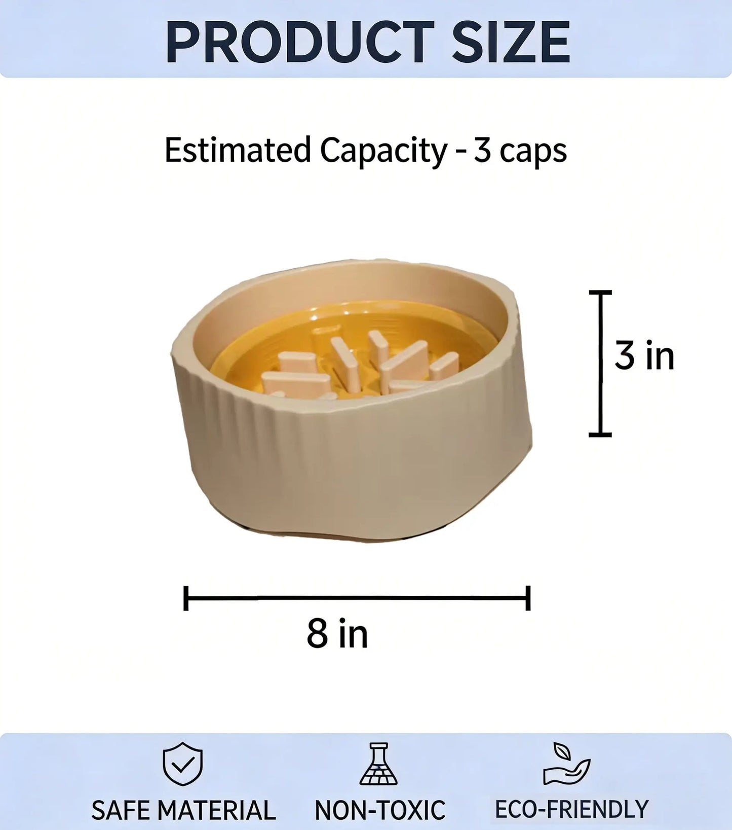 Slow Feeder Dog,Anti-Slip Feeder Slo Anti-Choking Removable Easy Clean Slow Feeder down Eating for Mediumsized Dogs Small Dog Puzzle Toys Pet Bowls