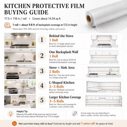 Self-Adhesive Aluminum Foil Kitchen Backsplash Wallpaper, 15.7 X 118 Inch Oil-Proof Waterproof Peel and Stick Countertop Cabinet Drawer Liner, Heat Resistant Easy Clean Silver Contact Paper