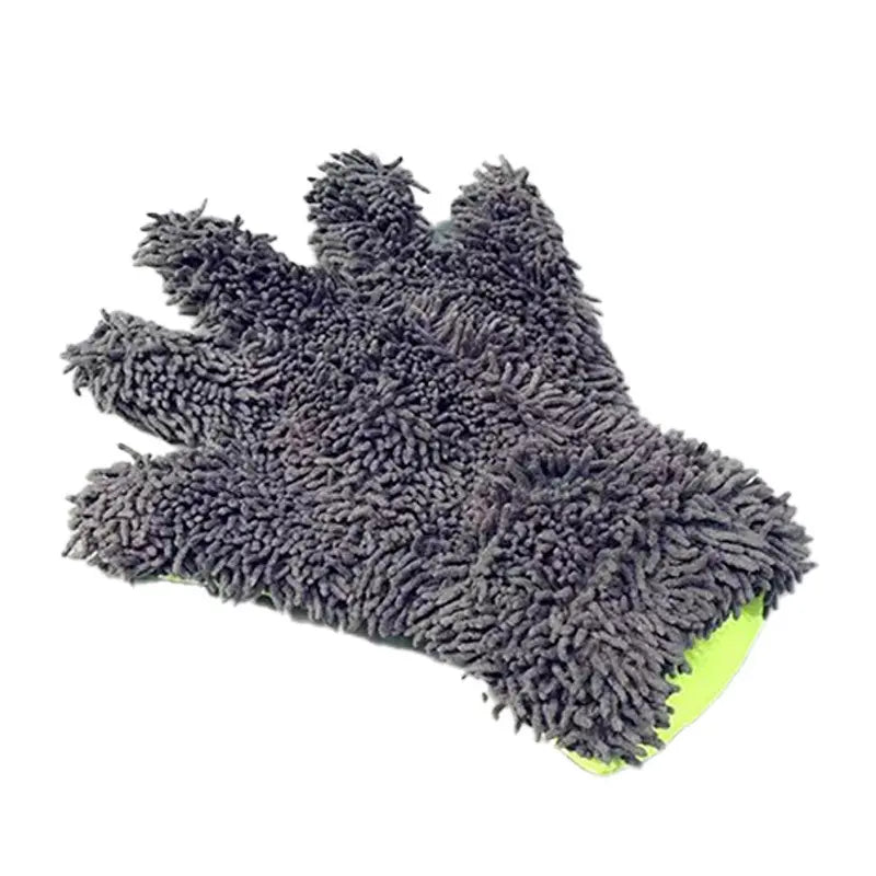 【Summer Survivals】Joytutus Premium Microfiber 5-Finger Car Wash Mitt - Scratch-Free Chenille, Ultra-Soft, Thick Inner Coating, Swirl-Free Finish for Vehicle Detailing, Car Cleaning Supplies Car Washing Sponges Mitts Car Accessories Dearlsforyoudays