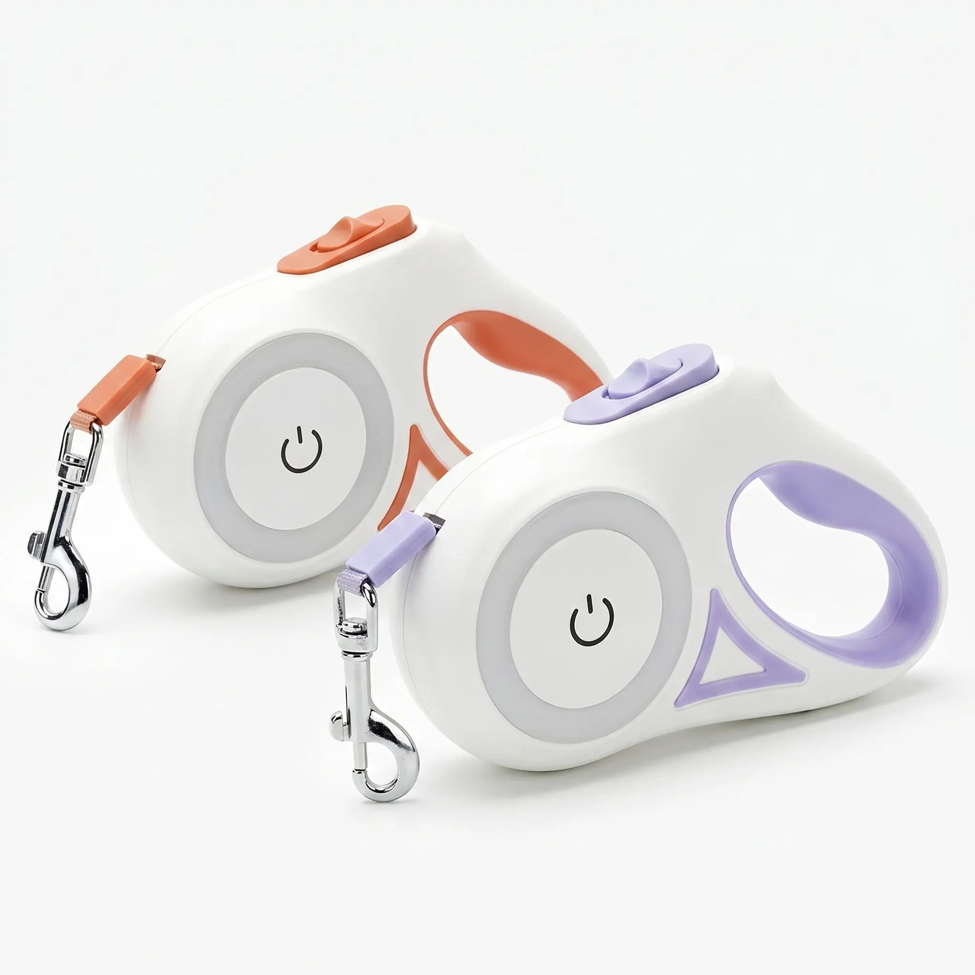 Pawzseek LED Retractable Safety Dog Leash, Automatic Extendable Leash for Small to Medium Dogs up to 110 Lbs, Safety Leash