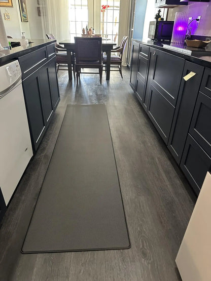 DEXI Kitchen Floor Mats Cushioned anti Fatigue,17X59, Standing Runner Rug Waterproof, Comfort Memory Foam Padded for Front Sink Laundry Soft Thick Rugs Soft Washable Rugs Stain Resistant Rug