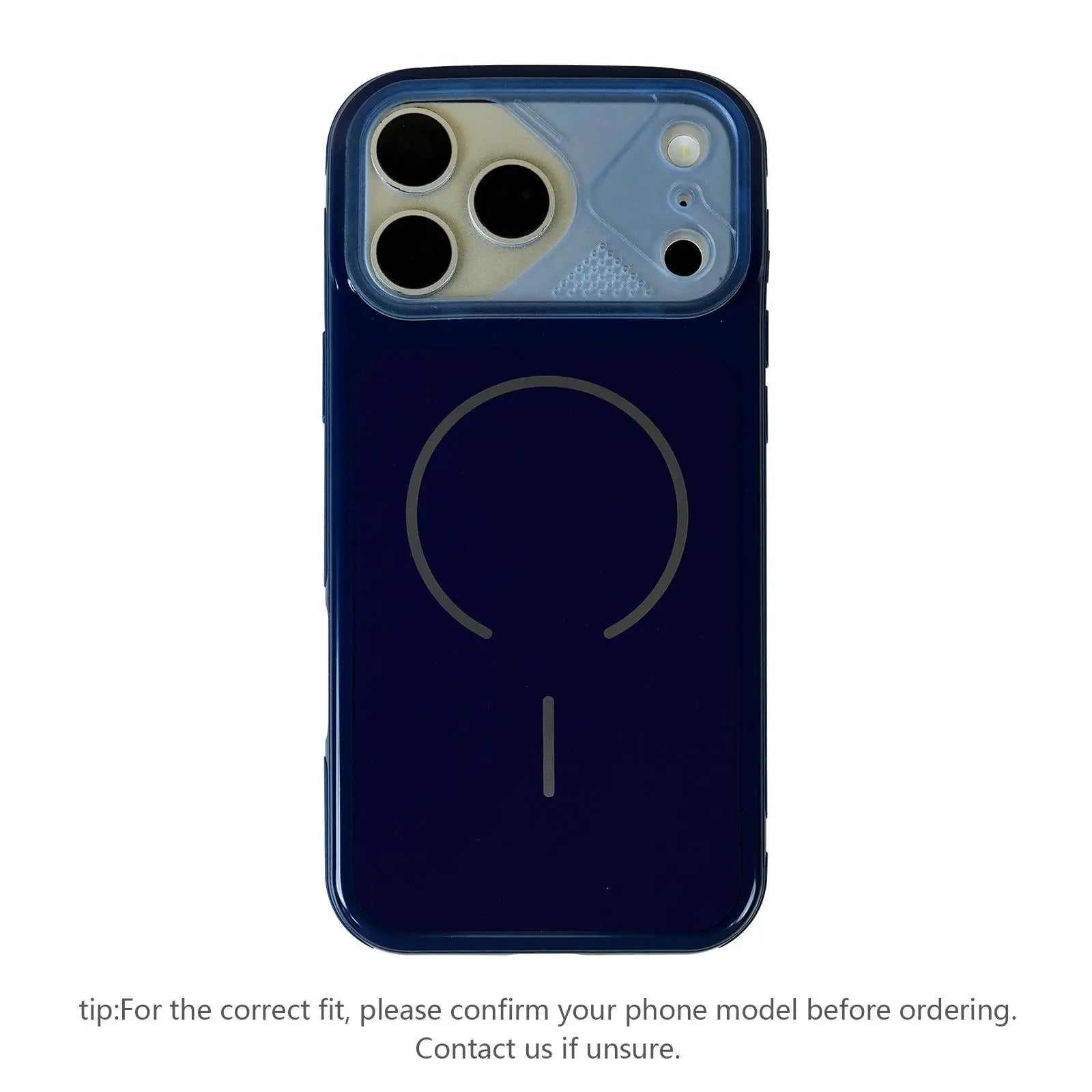 Fashionable Glossy Magsafe Phone Case, Simple and anti Drop Design, Lens Wrapped Protective Phone Case, Suitable for Iphone 17 Promax 16 15 14 13 12 Phone Cases-Zq151