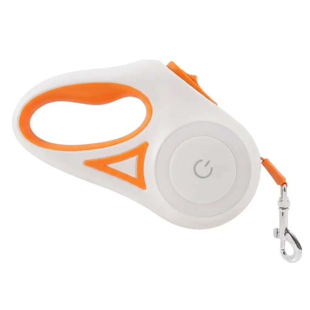 Pawzseek LED Retractable Safety Dog Leash, Automatic Extendable Leash for Small to Medium Dogs up to 110 Lbs, Safety Leash