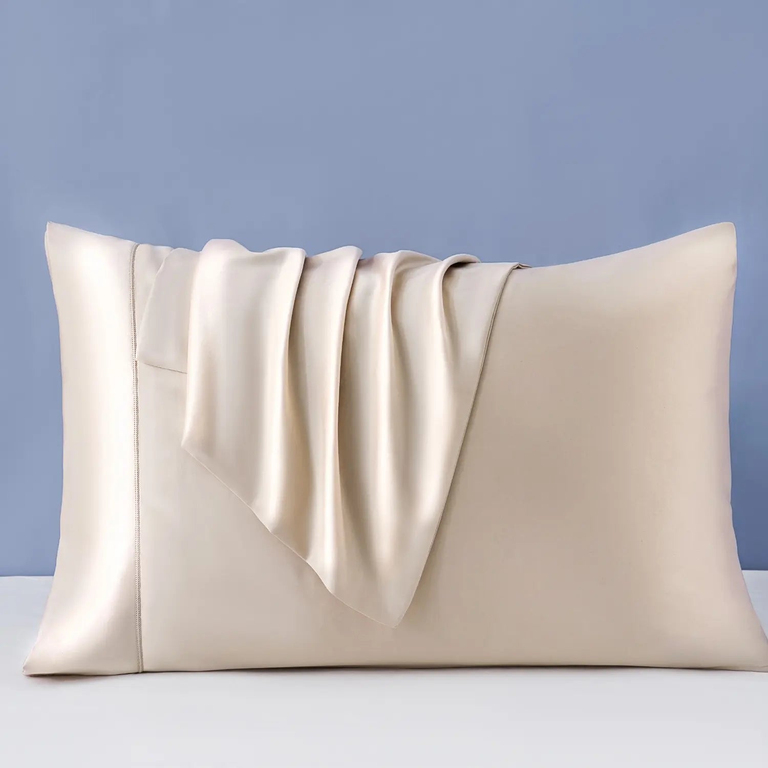 Clearance Silky Cooling Satin Pillowcase Set of 2 King (20×36") – Beauty Sleep Pillow Covers （No Insert) for Hair Care & Skin Care, Anti-Frizz, Soft Luxury Bedding, Self-Care Must Have for Women & Men，Father'S Day Gift