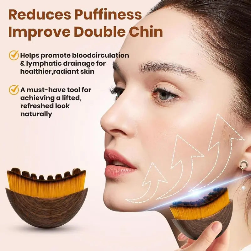 Ergonomic Facial Contour Massager & Face Lifting Device for Gentle Jawline Sculpting and Lymph Drainage - Pore Control Skin Care Tool, Facial Beauty Machine
