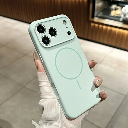 Luxury Liquid Silicone Magsafe Case for Iphone 12/13/14/15/16/17 Pro Max - Soft Matte & Magnetic Wireless Charging