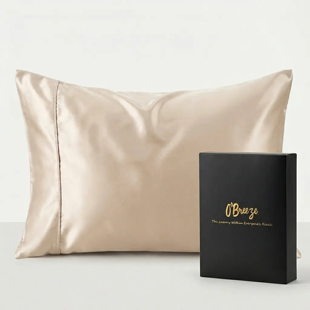 Clearance Silky Cooling Satin Pillowcase Set of 2 King (20×36") – Beauty Sleep Pillow Covers （No Insert) for Hair Care & Skin Care, Anti-Frizz, Soft Luxury Bedding, Self-Care Must Have for Women & Men，Father'S Day Gift