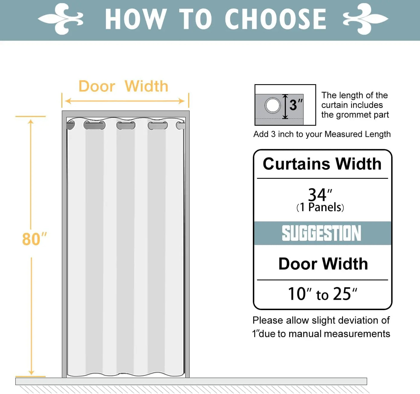 Blackout Door Curtains for Doorway Privacy, Grommet Closet Curtains for Bedroom Closet Door, Thermal Insulated Temporary Doorway Cover Room Divider Drapes (1 Panel, Dark Grey, 39 X 78 Inch) : Home & Kitchen