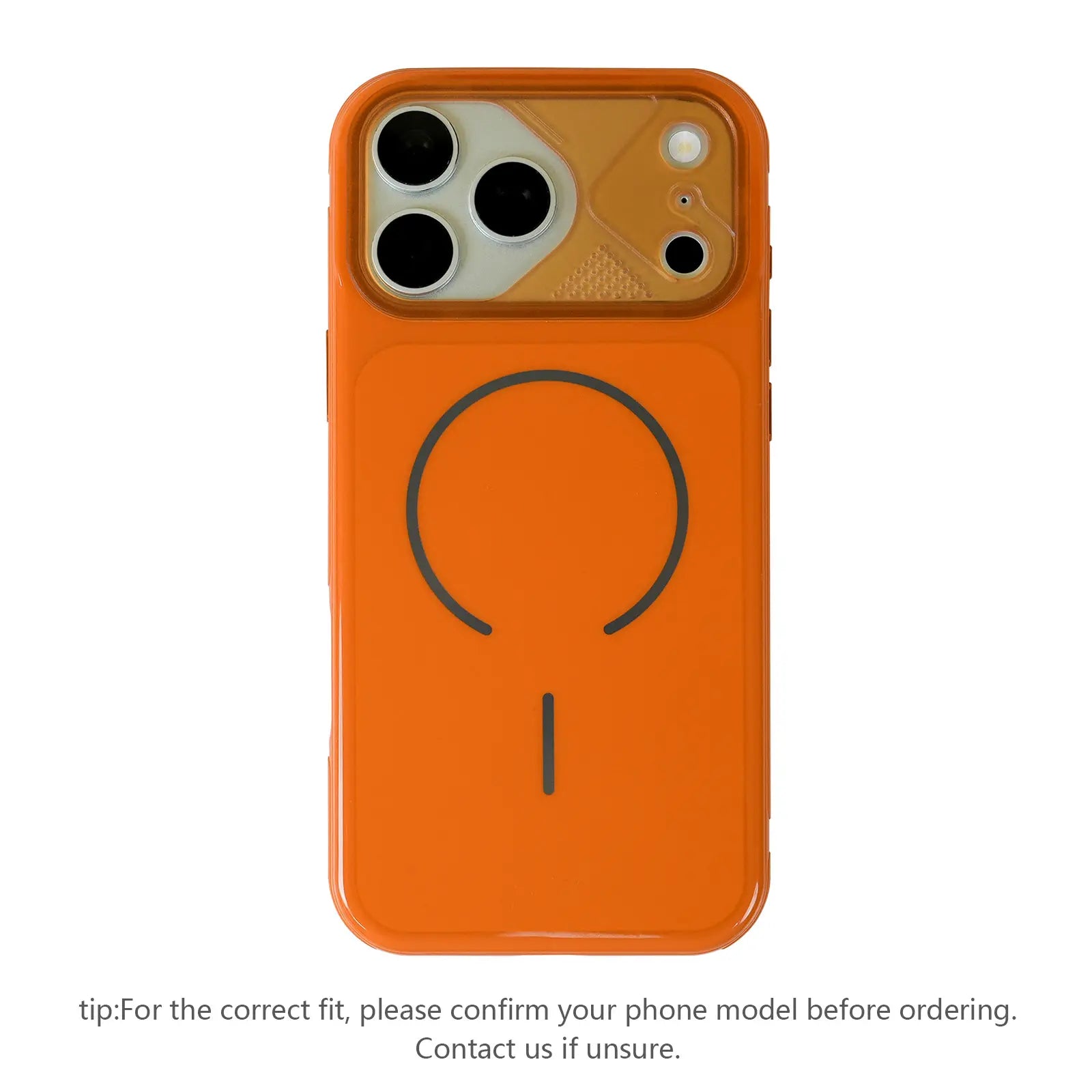 Fashionable Glossy Magsafe Phone Case, Simple and anti Drop Design, Lens Wrapped Protective Phone Case, Suitable for Iphone 17 Promax 16 15 14 13 12 Phone Cases-Zq151