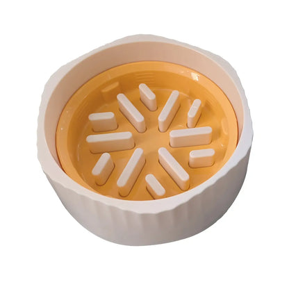 Slow Feeder Dog,Anti-Slip Feeder Slo Anti-Choking Removable Easy Clean Slow Feeder down Eating for Mediumsized Dogs Small Dog Puzzle Toys Pet Bowls
